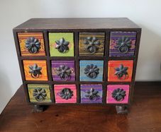 Vintage apothecary cabinet