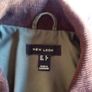 New Look Khaki Cropped Jacket Size 6 Image 3