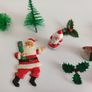 vintage christmas cake decorations can post Image 8