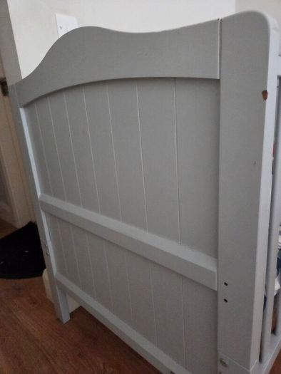 Nested toddler cot with mattress, barely used, good condition