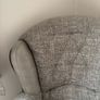 Beige fabric armchair Image 4