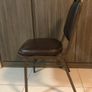 Brown padded chair Image 2