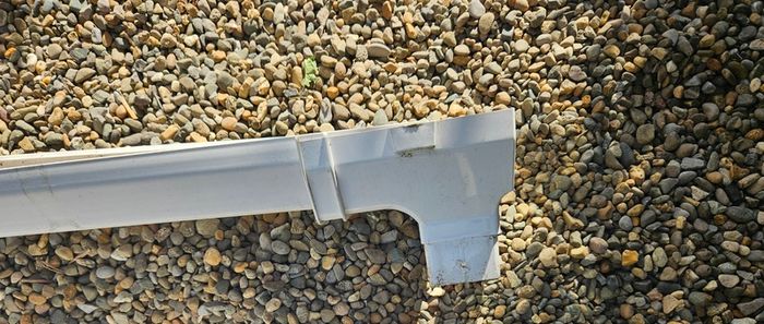 White gutter plastic 3.5M
