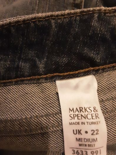 Marks and Spencer Medium Bootcut Demin Jean's Size: 22UK .. Price Drop