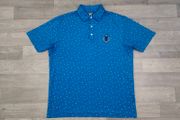 FootJoy FJ Floral Patterned Golf Polo Shirt Mens XL