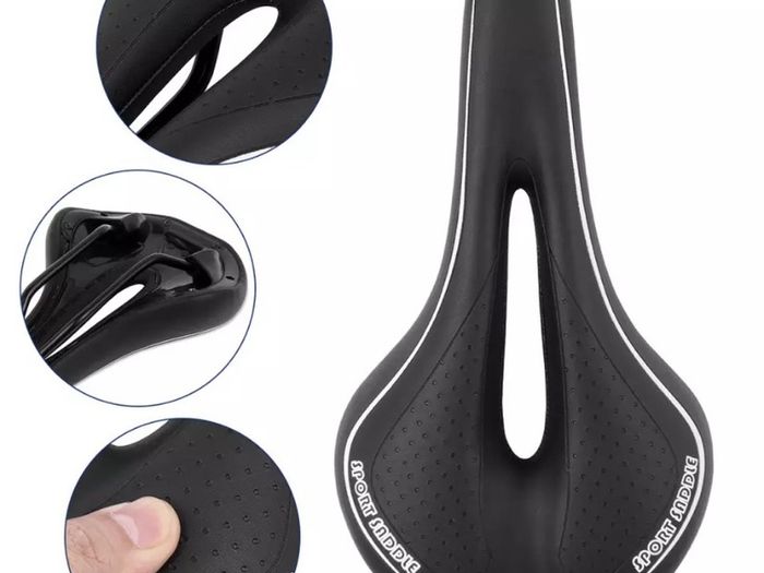 RaMokey Road Bike Seat, Mountain Bike Saddle, Gel Bicycle Saddle, Comfortable Soft Breathable Cycling Bicycle Seat Cushion for MTB Mountain Bike, Folding Bike and Road Bike for Men and Women