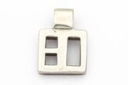 Vintage 925 Silver Geometric Pendant
