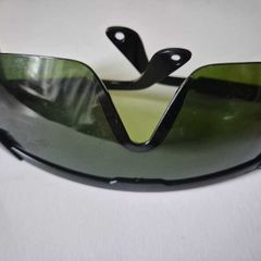 Green safety glasses for laser