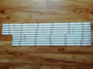 10 Pcs Led Strip For Lg 60uj6300 60uj6050 60uj630v 60uj634v 60uj63_uhd_a B C D