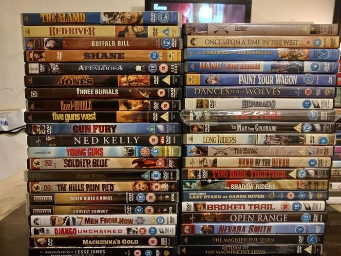 Western Movie Dvd Collection Bundle Classic Vintage Films Magnificent Seven True Grit The Alamo Etc