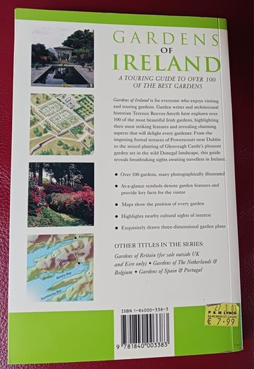 Gardens of Ireland/ A Touring Guide to over 100 Gardens/ 2001