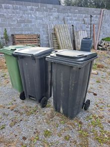 3 wheely bins great condition. Never used as bins.