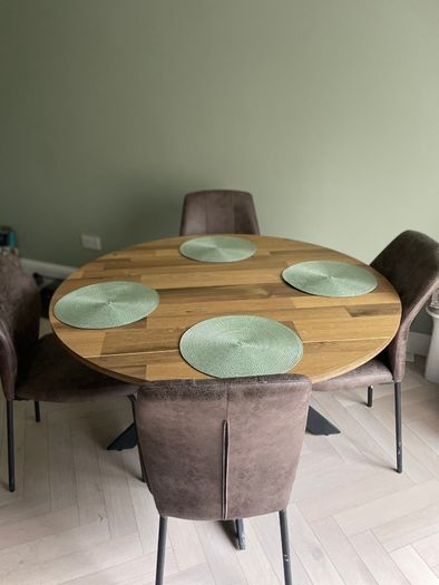 Dining room table and chairs