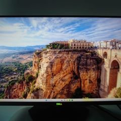gaming pc, monitor and keyboard