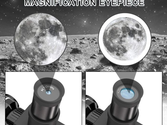 Telescope for Kids Beginners Adult, 70mm Astronomical Refractor Telescope with Adjustable Tripod & & Finder Scope- Portable Travel Telescope Perfect for Kids Children Teens (FREE POSTAGE)