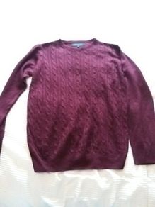Mens Burgundy Jumper