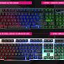New iMICE AK600 3-color Backlight Spalshproof Wired USB Gaming Keyboard Black Image 5