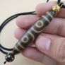 Rare 3 Eyes Tibetan Dzi Bead Vintage Agate Talisman Necklace Amulet Pendant Image 5