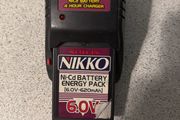 Nikko 6.0v Ni-cd Battery Pack Quick Slot Charger 4 Hour Toy RC Radio Control R1