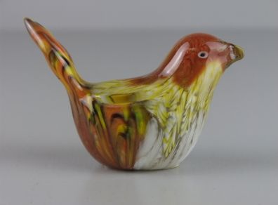 Glass Bird Figurine Ornament Paperweight 7cm