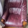 Real leather sofa Image 3