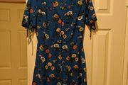 Blue Pattern Debenhams Dress