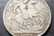 1821 George llll Silver (SECUNDO) Crown