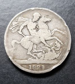 1821 George llll Silver (SECUNDO) Crown