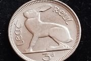 Ireland - 1966 - 3 Pence - Hare - UNC - KM.12a - [2232]