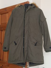 bershka mens overcoat