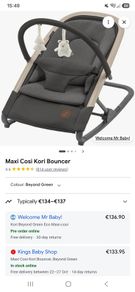 Maxi-cosi Bouncer & Cozysleep Bedside Crib