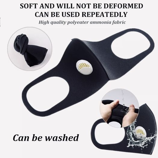Face masks washable virus black grey navy blue masks reusable with respirator PM2.5 Activated Carbon Filters skin mask gaskets medical/surgical protective disposable blue masks bundle