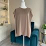 Ladies Caramel / Tan Coloured Short Sleeved Top from Primark Image 4
