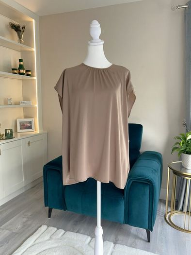 Ladies Caramel / Tan Coloured Short Sleeved Top from Primark