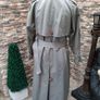 Vintage Nuage ladies trenchcoat Approximately late 90s early 00s Size 10 on label The colour is a pale bluey grey with brown buttons It's got an inner lining that can be removed Image 10