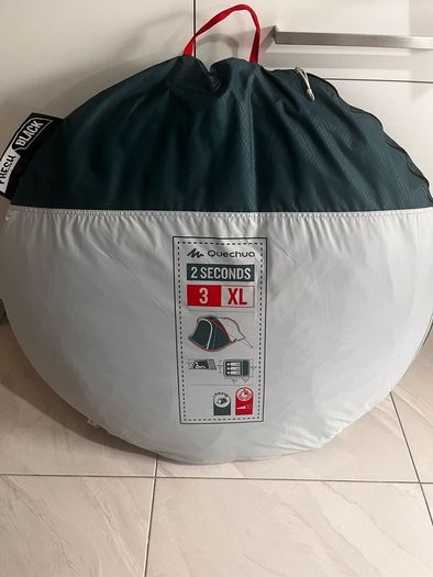 Tent black fresh 3P XL waterproof Quechua