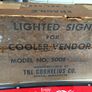 Coca Cola Vending Machine Topper Light Year 1975 Image 3