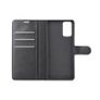 For Samsung Galaxy Note 20 / Note 20 5G Wallet Case Cover Flip Book PU Leather Holder Card Slots Black - FHT29SMK1 Image 3