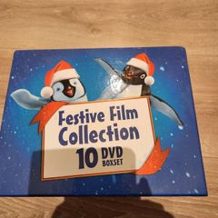 Christmas DVD box set, 10 DVDs new and unused