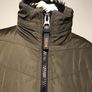 Ladies Green Diesel Puffer Jacket Fur lined Collar Winter Coat Image 2