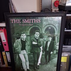 Giant vintage framed Smiths poster - The Queen is Dead
