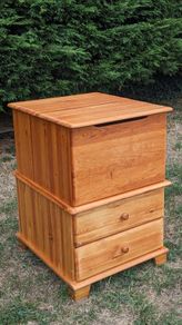 Toy storage, solid wood chest