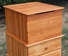Toy storage, solid wood chest