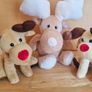 3 Christmas reindeers Image 2