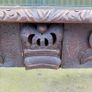19th century carved oak table/desk Image 5