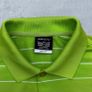 Green & White Striped Nike Golf Polo T-Shirt Image 4