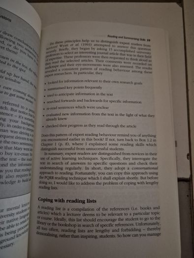 Managing your own learning at the university Aidan Moran