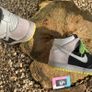 Premium Retro Nike Dunk High Grey Black Neon Image 3