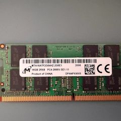 Micron 16GB 2666MHz SODIMM DDR4 Laptop Memory