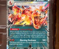 Pokemon XL Charizard Ex Card